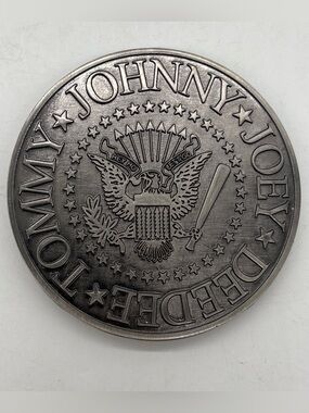 Vintage Ramones Belt Buckle Tommy Johnny Joey Dee Dee 2 3/4" 2005 Hey Ho